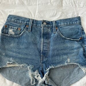 Levi's Blue Jean Shorts for Women